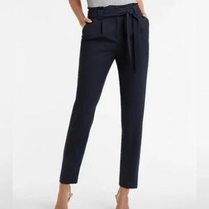 Express High Waisted Paperbag Ankle Pants
